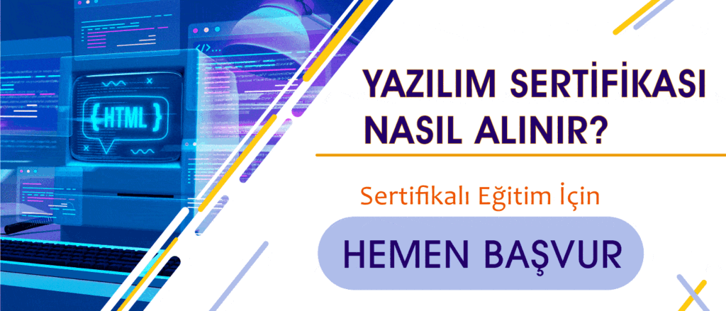 yazılım sertifikası nasıl alınır