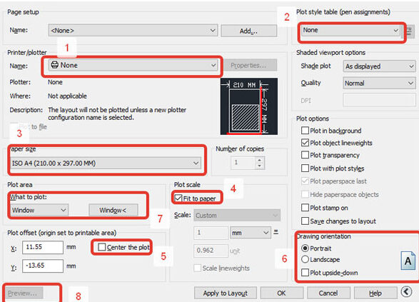 AutoCAD’den Çıktı Alma