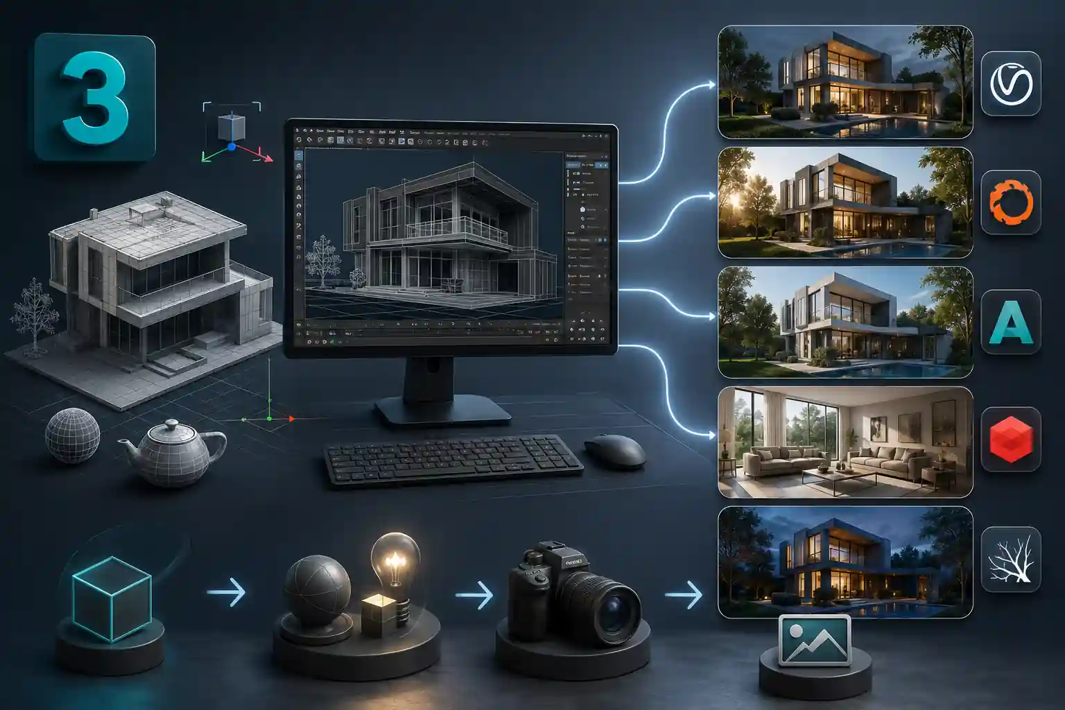 3ds Max ve Render Motorları