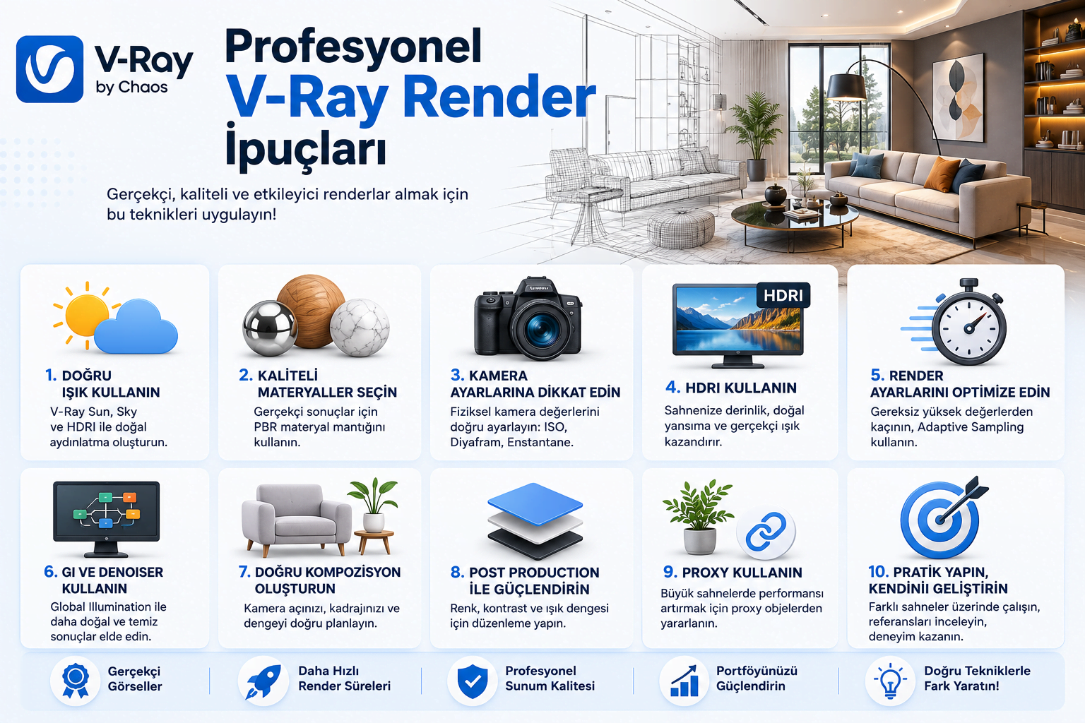 Profesyonel V-Ray Render İpuçları