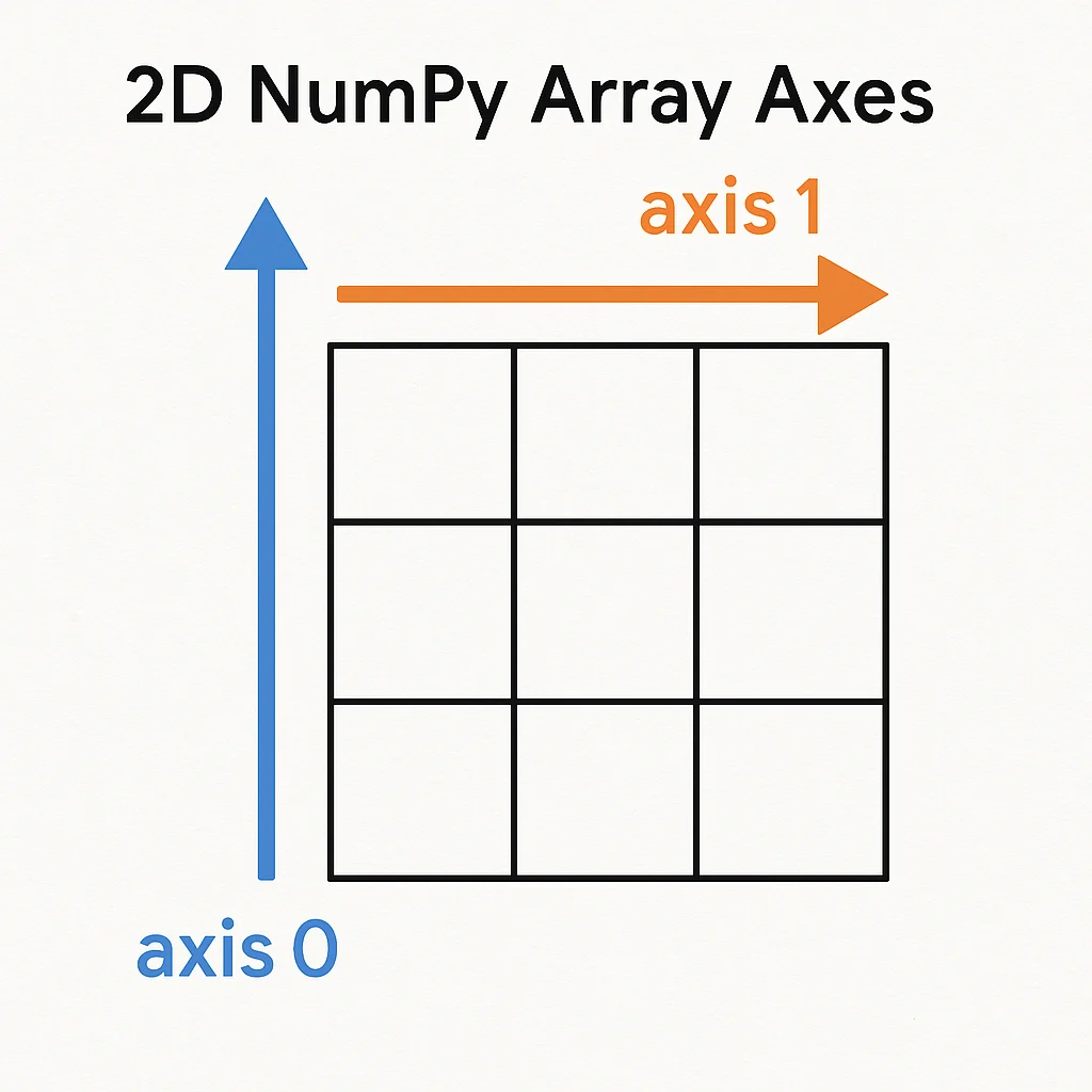 NumPy Axis 0 ve Axis 1 Farkı